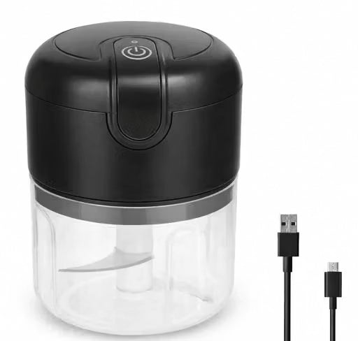 One-Touch Electric Mini Chopper – Cordless Garlic, Vegetable & Food Processor